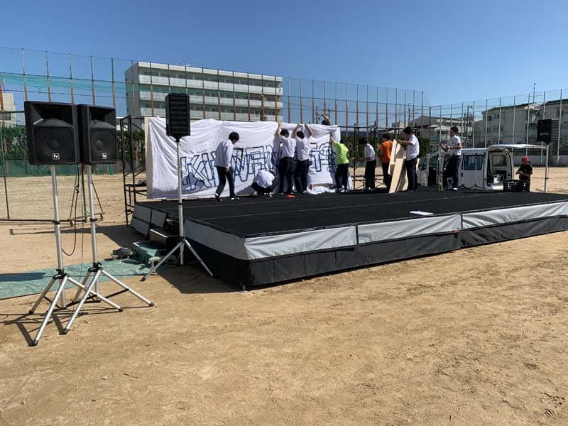 高校文化祭音響野外バージョン