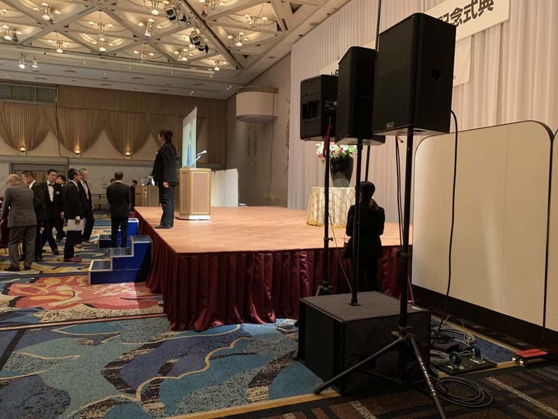 ディナーショーの音響照明7