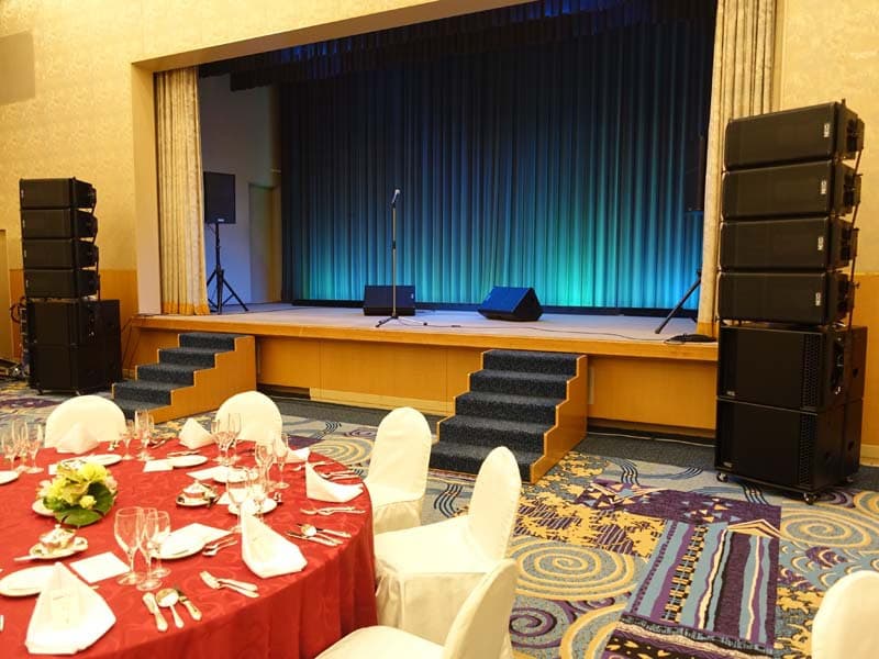 ディナーショーの音響照明11