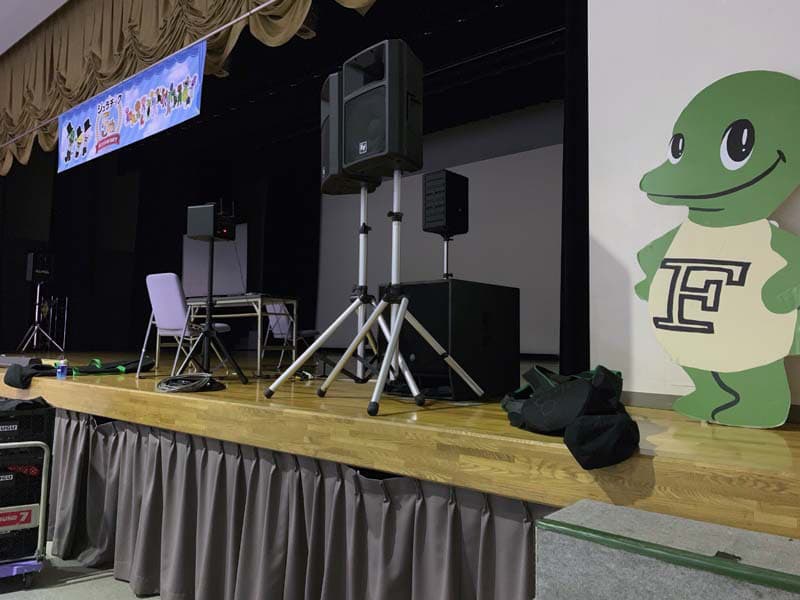 市民会館やホールでの設置した例の画像