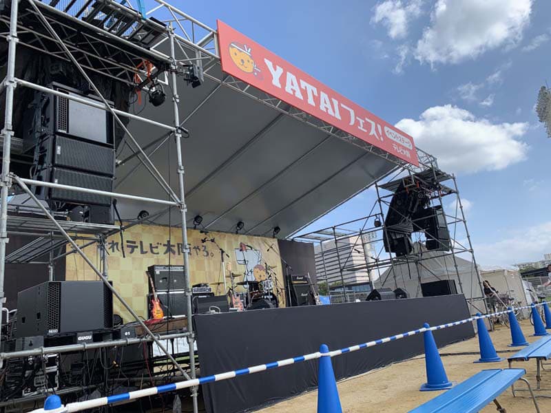 野外フェスやお祭りなどのイベントの画像