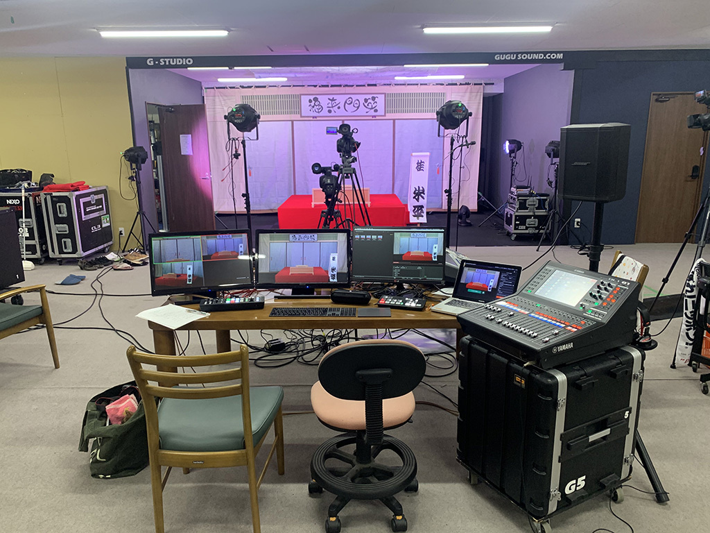 配信スタジオ基本システムの画像